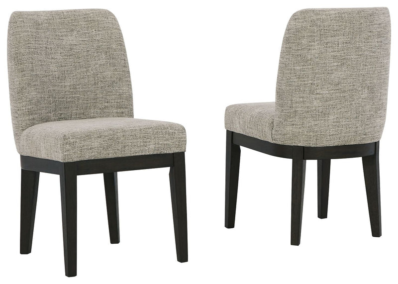 Burkhaus - Dark Brown - Dining Uph Side Chair (Set of 2).