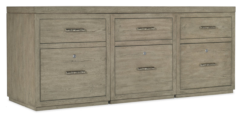 Linville Falls - Credenza - 72" Top - 3 Small Files