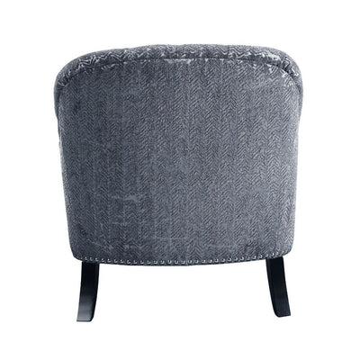 Gaura - Chair - Pattern Gray Velvet - Grand Furniture GA