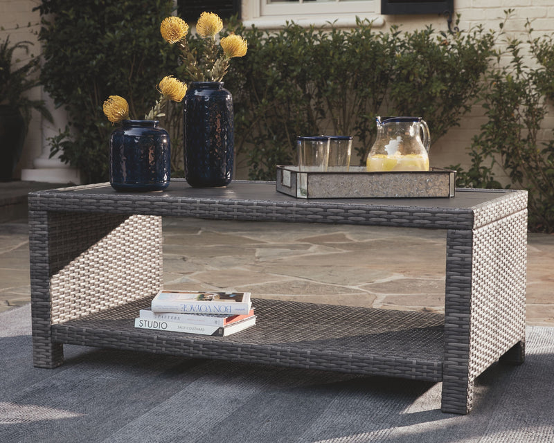 Salem - Gray - Rectangular Cocktail Table.