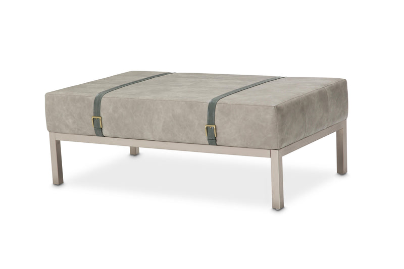 Menlo Station - Rectangular Cocktail Ottoman - Eucalyptus