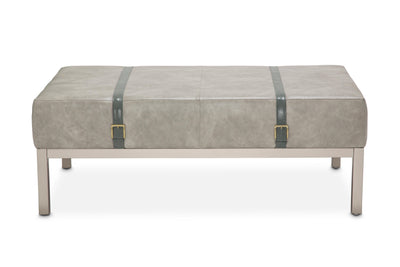 Menlo Station - Rectangular Cocktail Ottoman - Eucalyptus