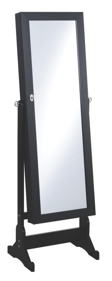 Tutuola - Jewelry Cheval Mirror - Black.