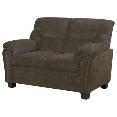 Clemintine - Upholstered Loveseat with Nailhead Trim - Grand Furniture GA