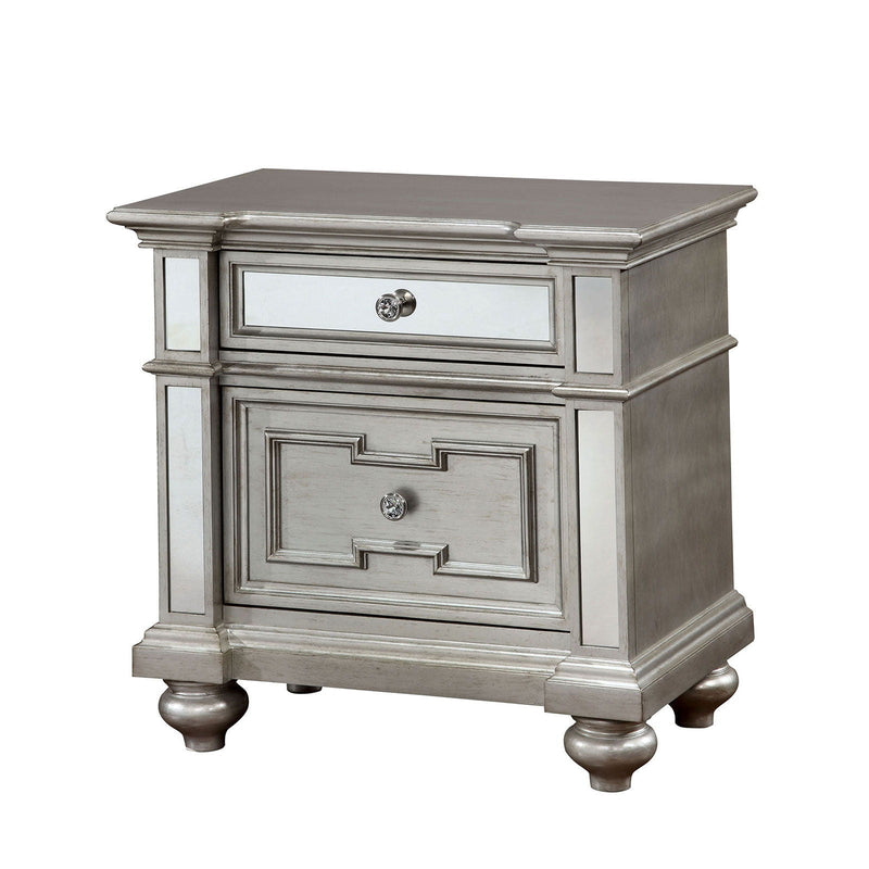 Salamanca - Nightstand - Silver - Grand Furniture GA