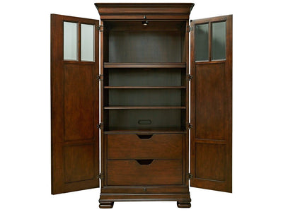 Reprise - Tall Cabinet - Dark Brown.