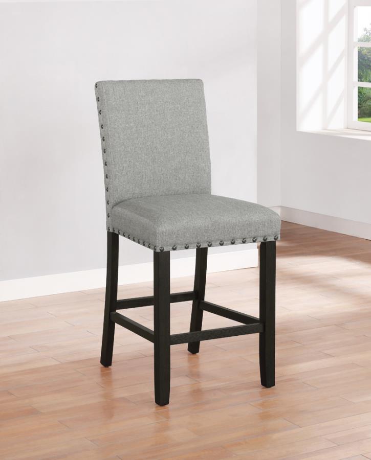 Kentfield - Solid Back Upholstered Stools (Set of 2)