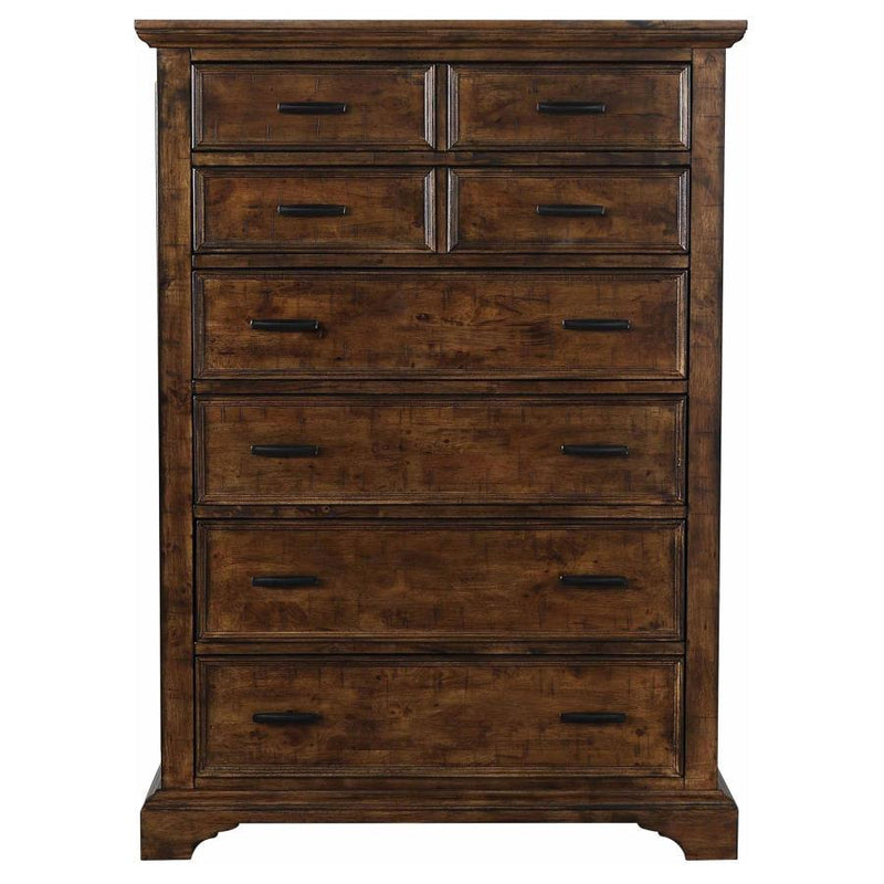 Elk Grove - 7-Drawer Chest - Vintage Bourbon.