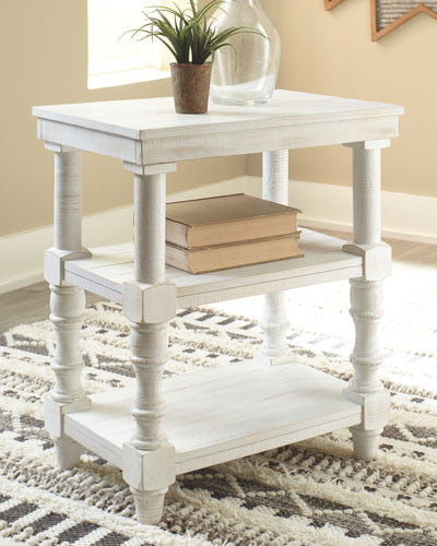 Dannerville - Antique White - Accent Table.