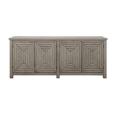 Spalding - Four Door Credenza - Grey