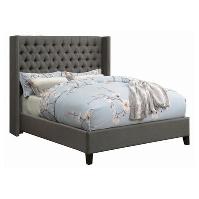 Bancroft - Demi-wing Upholstered Bed - Upholstered Beds - Grand Furniture GA