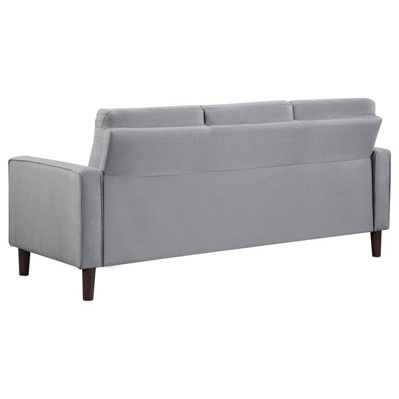 Bowen - Upholstered Track Arms Tufted Sofa Set