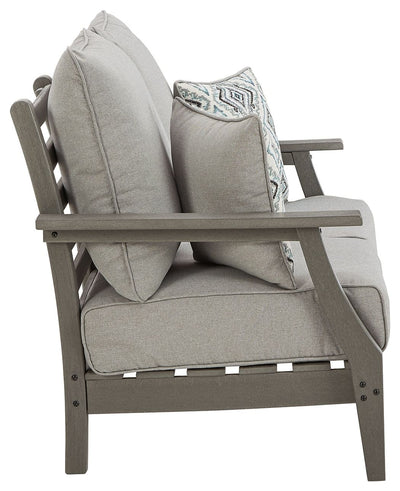 Visola - Gray - Loveseat W/Cushion.