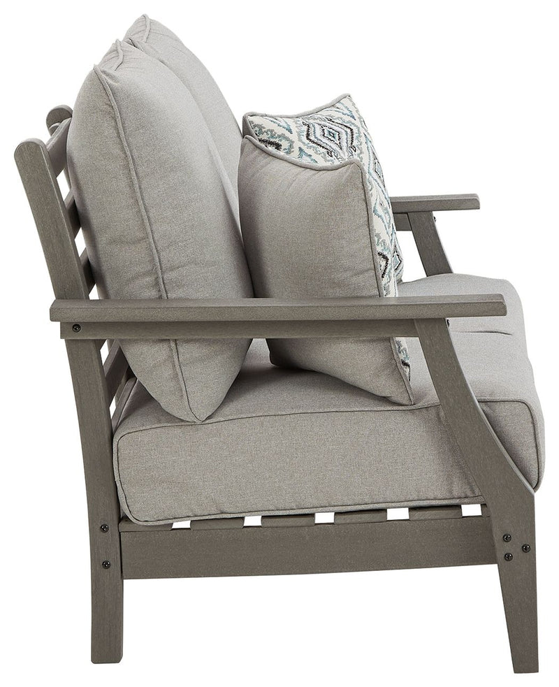 Visola - Gray - Loveseat W/Cushion.