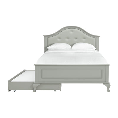 Jesse - Full Panel Bed With Trundle - Gray