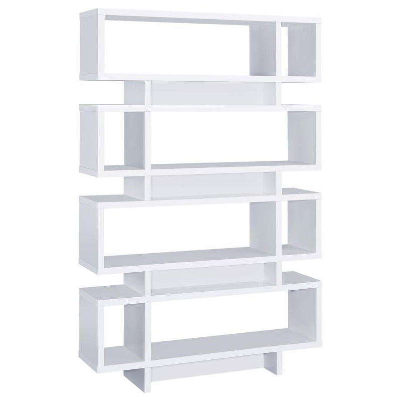 Reid - 4-Tier Open Back Bookcase - Grand Furniture GA