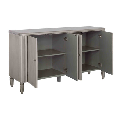 Charming - Champagne Four Door Credenza.