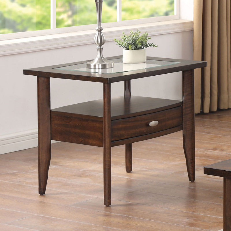 Riverdale - End Table - Dark Walnut.