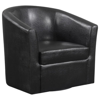 Turner - Upholstery Sloped Arm Accent Swivel Chair.