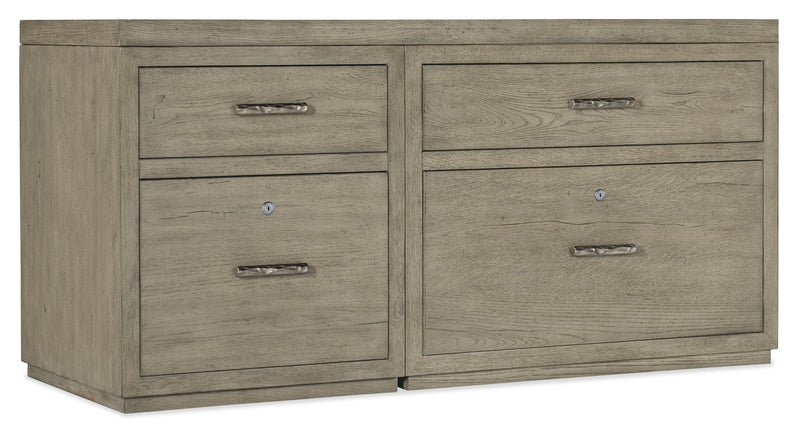 Linville Falls - Credenza 60" Top - Small File And Lateral File