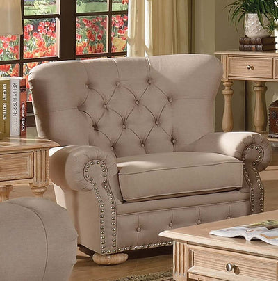 Shantoria - Chair - Beige Linen - Grand Furniture GA