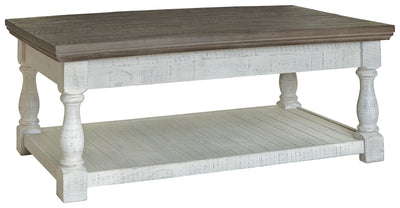 Havalance - Gray / White - Lift Top Cocktail Table.