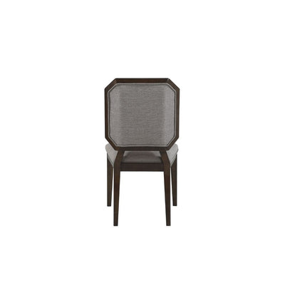 Selma - Side Chair (Set of 2) - Gray Fabric & Tobacco - Grand Furniture GA