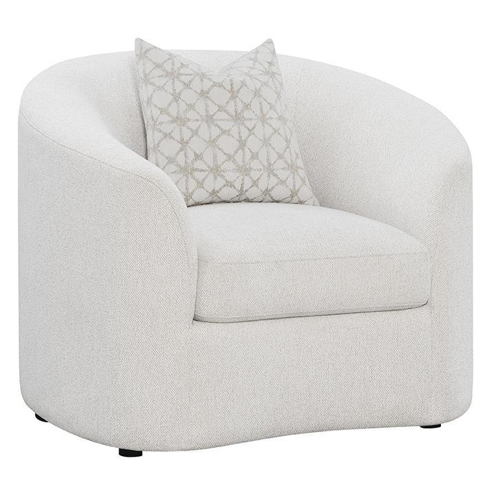 Rainn - Upholstered Tight Back Chair - Latte - Grand Furniture GA