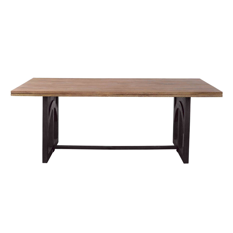 Gateway - Dining Table - Natural & Nightshade Black.