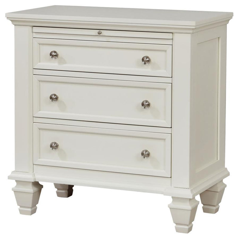 Sandy Beach - 3-drawer Nightstand - Grand Furniture GA