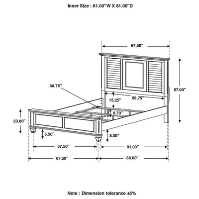 Franco - Panel Bed - Panel Beds - Grand Furniture GA