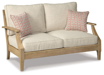 Clare - Beige - Loveseat W/Cushion.