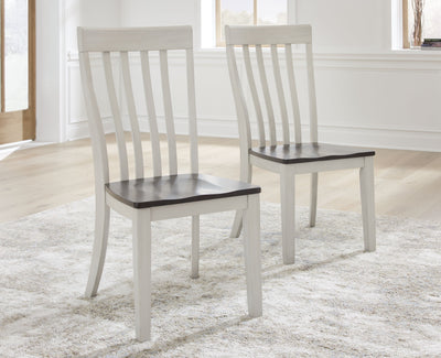 Darborn - Gray / Brown - Dining Room Side Chair (Set of 2).