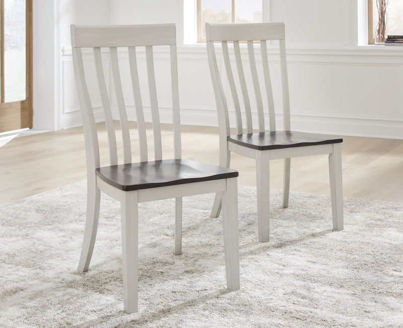 Darborn - Gray / Brown - Dining Room Side Chair (Set of 2).