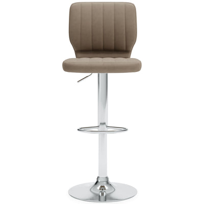 Pollzen - Tall Upholstered Swivel Barstool (Set of 2)