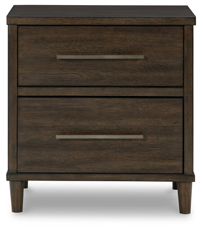 Wittland - Brown - Two Drawer Night Stand.