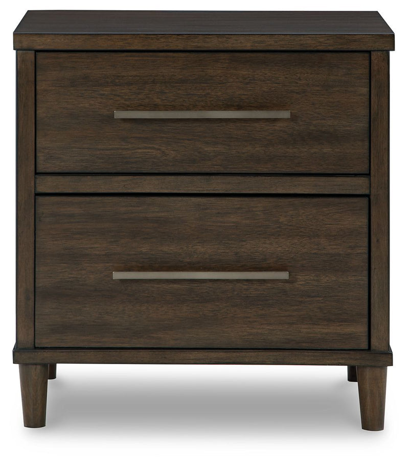 Wittland - Brown - Two Drawer Night Stand.