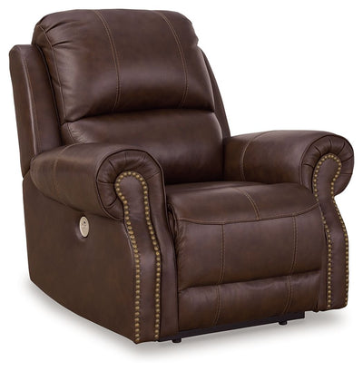 Freyeburg - Walnut - Zero Wall Power Recliner.