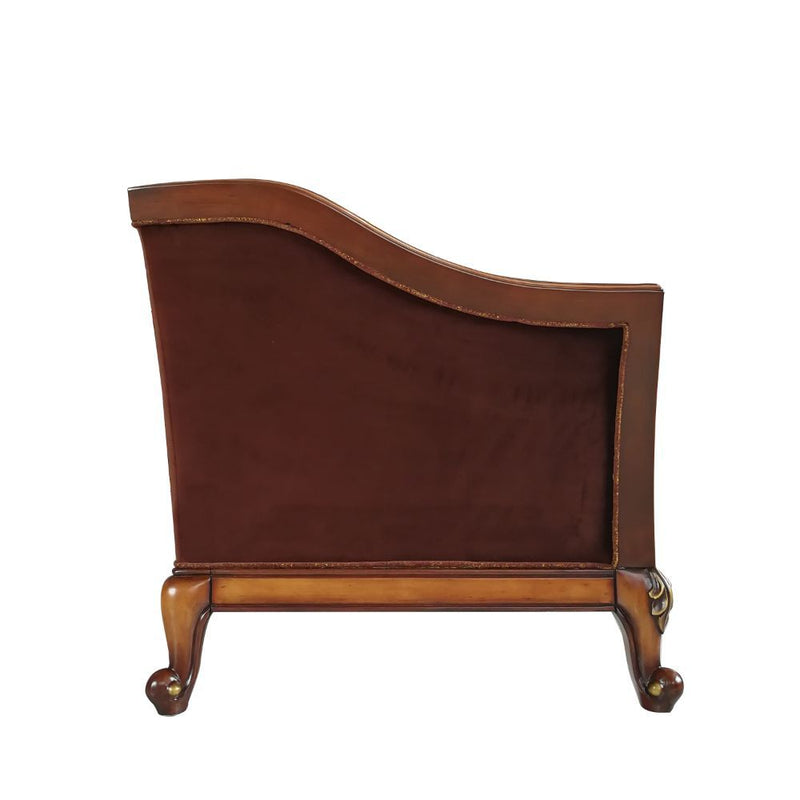 Beredei - Loveseat - Fabric & Antique Oak - Grand Furniture GA