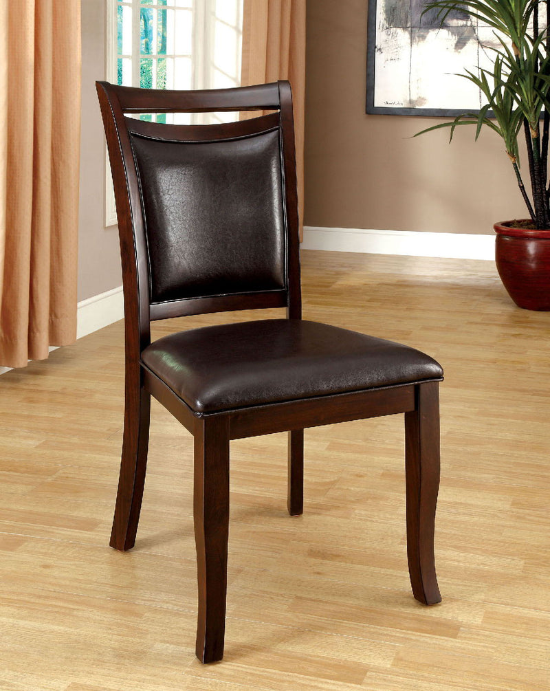 Woodside - Side Chair (Set of 2) - Dark Cherry / Espresso - Grand Furniture GA