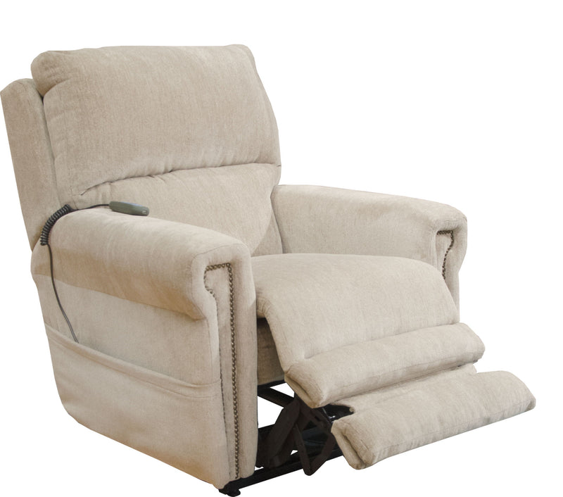 Warner - Power Headrest With Lumbar Power Lay Flat Recliner