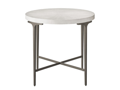 Soliloquy - Dahlia End Table - White.