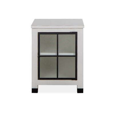 Harper Springs - Chairside End Table - Silo White.