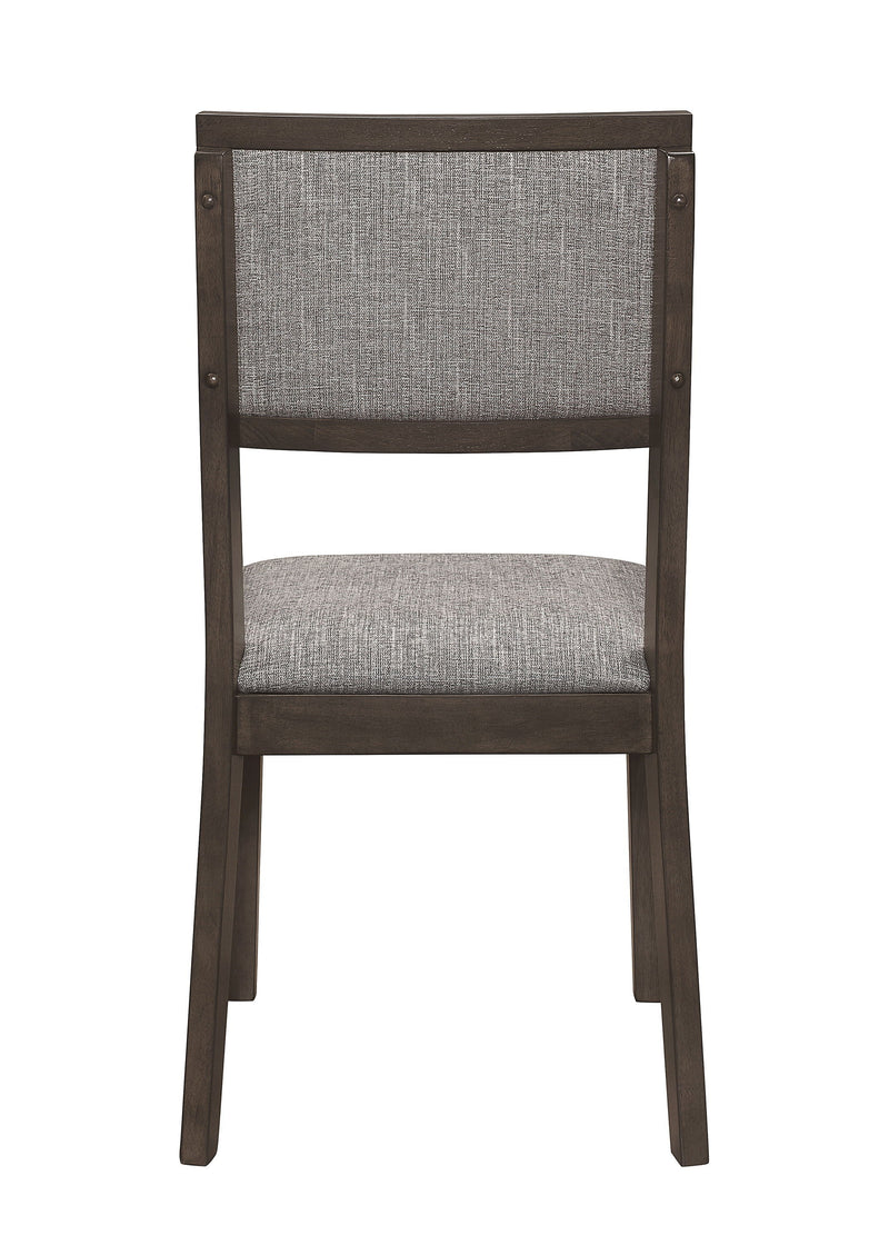 Ember - Side Chair (Set of 2) - Gray & Walnut - Grand Furniture GA