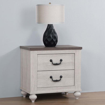 Stillwood - 2-Drawer Nightstand - Vintage Linen.