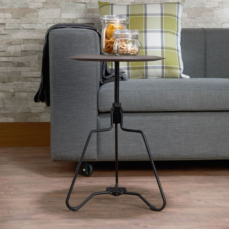 Sada - End Table - Espresso & Sandy Black - Grand Furniture GA