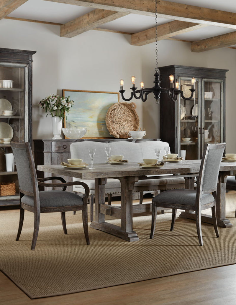 Beaumont - 84" Rectangular Dining Table With 2-22" Leaves.