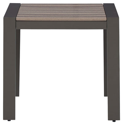 Tropicava - Taupe - Square End Table.