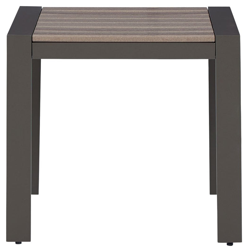 Tropicava - Taupe - Square End Table.