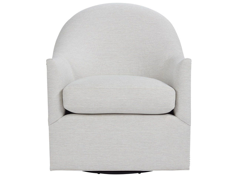 Roscoe Swivel Chair - Special Order - Pearl Silver.